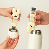 Tavşanlı Kapak Fırçası, Şişe Ağzı Temizleme Fırçası, Bardak Ağzı Temizleme Fırçası