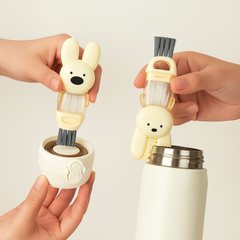 Tavşanlı Kapak Fırçası, Şişe Ağzı Temizleme Fırçası, Bardak Ağzı Temizleme Fırçası