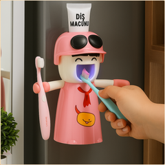 Çocuklar İçin Diş Macunluk, Otomatik Diş Macunu Dağıtıcısı, Otomatik Duvara Monte Diş Macunu Sıkacağı