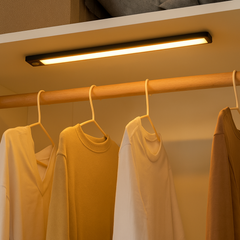 Hareket Sensörlü Şarj Edilebilir Dolap Işığı, Dolap Altı Işığı Hareket Sensörlü Gece Lambası, Taşınabilir Led Lamba