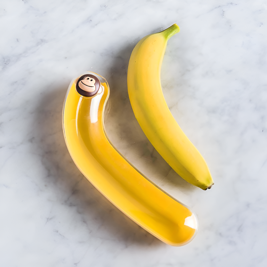 Komik Muz Taşıma Kabı, Dayanıklı Muz Saklama Kutusu, Ezilmeye Dayanıklı Muz Taşıma Kabı