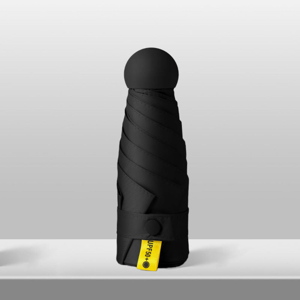 Mini Cebe Sığan Kapsül Günlük Güneşlik Şemsiye, Taşınabilir Seyahat Şemsiyesi, Mini Şemsiye